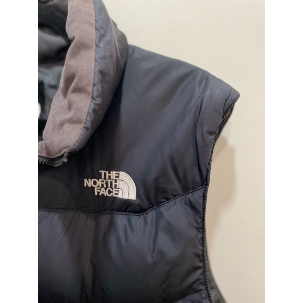 Vtg Y2K The North Face 550 Goose Down Full Zip Puffer Vest Mens Medium Black - Picture 3 of 10